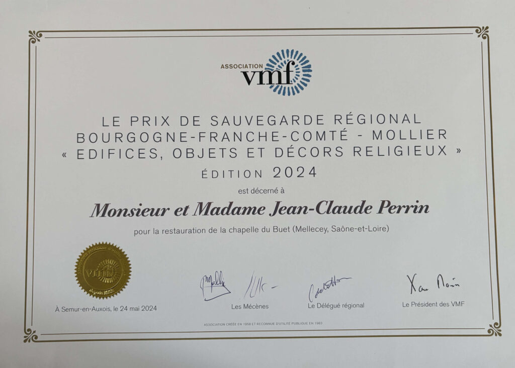 Prix VMF 2024 chapelle du buet